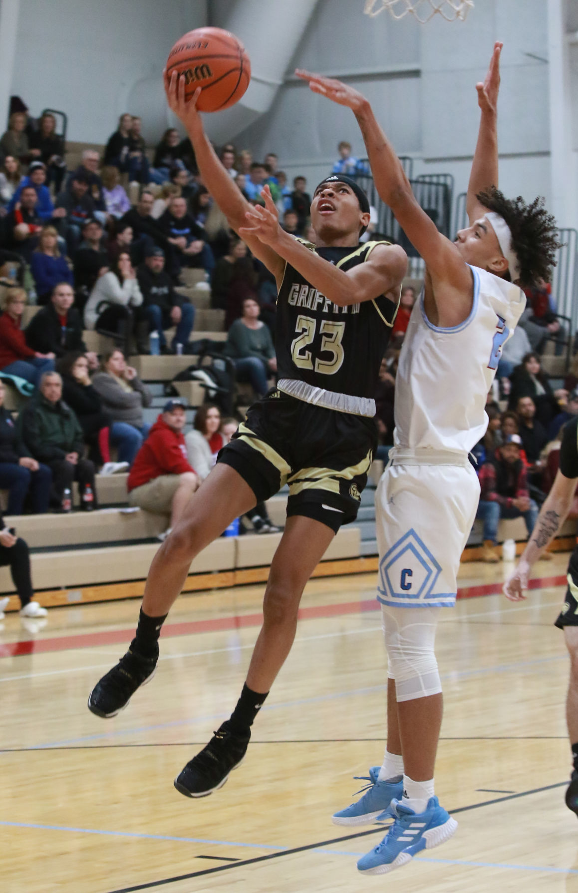 Boys basketball - Griffith at Hanover Central